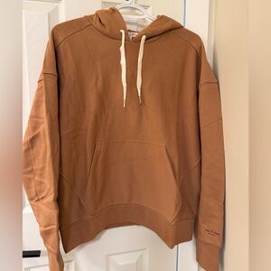 rag & bone Chestnut Brown Cotton Blend Hoodie